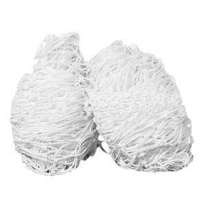 Par de Rede Trave de Gol Futebol de Campo Fio 4mm Tipo México Nylon