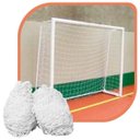 Ver imagem 2 de Par de Rede Trave de Gol Futsal Fio 4mm Nylon Futebol de Salão