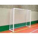 Ver imagem 3 de Par de Rede Trave de Gol Futsal Fio 4mm Nylon Futebol de Salão