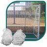 Par de Rede Trave de Gol Futsal Fio 6mm Nylon Futebol de Salão - 2