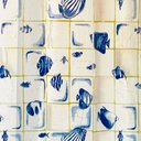 Ver imagem 2 de Cortina para Box Banheiro Peva Antimofo 180x160cm - Peixes Azuis