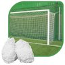 Par de Rede Trave de Gol Society Suiço 5mts Caixote Fio 4mm Nylon - 2