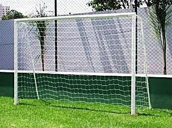 Par de Rede Trave de Gol Society Suiço 5mts Fio 6mm Nylon - 6