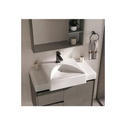 Lavatório Pia para Banheiro Valentina 78cm - Fabribam - 2