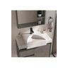 Lavatório Pia para Banheiro Valentina 78cm - Fabribam - 2