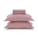 Ver imagem 3 de Jogo de Cama King Karsten 180 Fios Percal 100% Algodão Liss Rosa