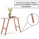 Ver imagem 5 de Aparador Buffet Hall Entrada Cantinho Café Aço Carbono Mdf:cobre com Off White