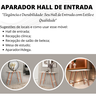 Aparador Buffet Hall Entrada Cantinho Café Aço Carbono Mdf:cobre com Off White - 7