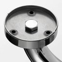 Ver imagem 6 de Barra de Apoio 40cm Inox Suporte Antiderrapante Kit 3 Uni Evita Acidentes Banheiro Box Idoso Cadeira