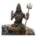 Ver mais imagens de Estátua Shiva e Nandi o Touro Sagrado Veronese C04018 Bronze