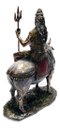 Ver imagem 2 de Estátua Shiva e Nandi o Touro Sagrado Veronese C04018 Bronze