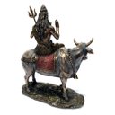Ver imagem 3 de Estátua Shiva e Nandi o Touro Sagrado Veronese C04018 Bronze