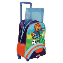 Mochilete Grande Tini 21X Leo Colorido - 4