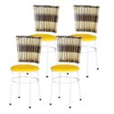 Ver imagem 3 de 4 Cadeiras para Mesa Branca Hawai Cappuccino Premium:branco
