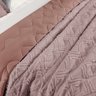 Kit Roupa Cama King Size Madelyn Cobre Leito Aveline Dupla Face 300 Fios Super Macio:ROSE - 5