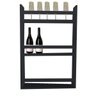 Prateleira Adega Em Mdf - Preto - 2