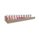 Ver imagem 1 de Prateleira Canaleta para Esmaltes 750 X 90 em Mdf - Madeira