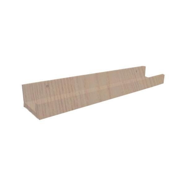 Prateleira Canaleta Para Tempero 900 X 90 Em Mdf - Madeira