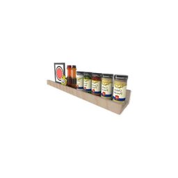 Prateleira Canaleta Para Tempero 900 X 90 Em Mdf - Madeira - 2