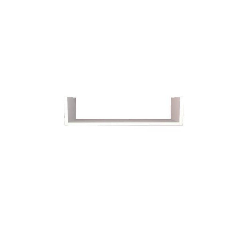 Prateleira Modelo U em Mdf - Branco Prateleira Modelo U em Mdf - Branco