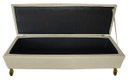 Ver imagem 4 de Cabeceira e Recamier Iza para Cama Box Casal Queen 1.60 - Suede - Sv Decor: Bege