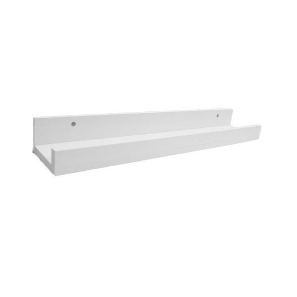 Prateleira Canaleta Para Tempero 800 X 90 Em Mdf - Branco