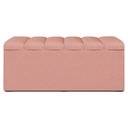 Ver imagem 4 de Cabeceira e Recamier Bau Solteiro 100 Cm Dalia Linho Rose Artte