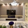 Plafon Ventilador de Teto Retrátil Led Breeze Home Branco 30w - 4
