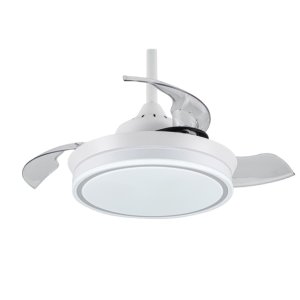 Plafon Ventilador de Teto Retrátil Led Breeze Home Branco 30w