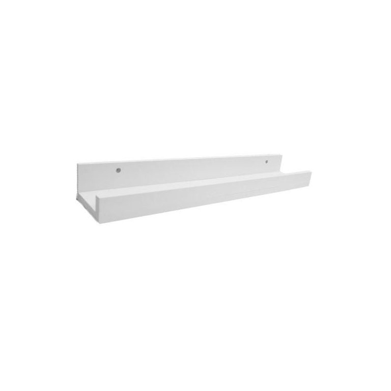 Prateleira Canaleta Para Esmaltes 850 X 90 Em Mdf - Branco