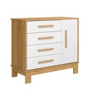 Ver imagem 2 de Quarto Bebe Infantil Q Encanto Berço Vira Cama e Comoda Sapateira 1 Porta 4 Gavetas Slim Qmovi