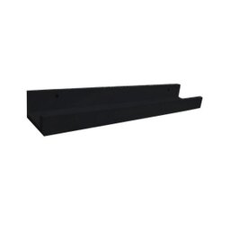Prateleira Canaleta Para Esmaltes 900 X 90 Em Mdf - Preto - 1