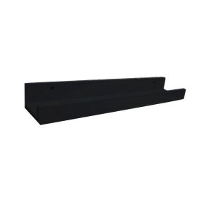 Prateleira Canaleta Para Esmaltes 850 X 90 Em Mdf - Preto