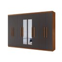 Ver imagem 2 de Guarda Roupa Casal Hera Premium com Espelho 8 Portas e 4 Gavetas Moderna