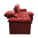 Ver imagem 7 de Sofá Retrátil Reclinável Atenas 2,30m Suede Velut Vermelho C/ Molas no Assento - King House