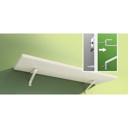Prateleira Para Parede De Gesso (Drywall) 90 X 20 Cm Branco - 2