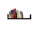 Ver imagem 3 de Prateleira Modelo U em Mdf - Preto