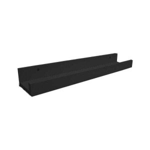 Prateleira Canaleta Para Tempero 700 X 90 Em Mdf - Preto