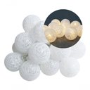 Ver imagem 3 de Cordão Fio de Luz Luminária de Bolinhas Led 10 Bolas 1,80m À Pilha