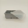 Forma de Gelo com Tampa Silicone 6x11x16cm Cinza - 4