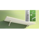 Ver imagem 2 de Prateleira Para Parede De Gesso (Drywall) 60 X 30 Cm Branco