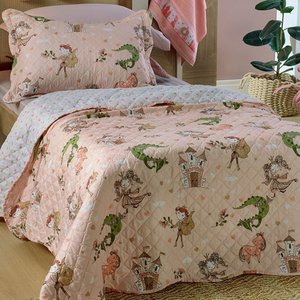 Kit Cobre-leito Casal 3 Peças Microfibra Princesa