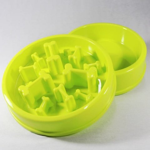 Kit Comed. E Bebedouro Ossos Verde