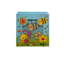 Kit Pintura Diamante Diy 5d Infantil com Moldura Porta Retrato Azul Aço - 2