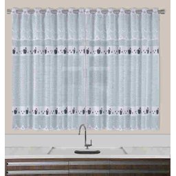 Cortina De Renda Cozinha Botticelli Galinha 2,00M X 1,20M - 1