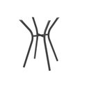 Ver imagem 1 de Base Mesa de Jantar Sardenha M086 Aço S/ Tampo Preto - Kappesberg