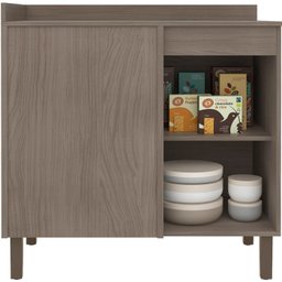 Balcao De Canto Reto 90 cm 1 Porta 2450 Malbec Avela PLLA - 2