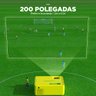 Projetor portátil Wewatch 5500 lumens 1024p Edição Limitada Copa do Mundo 2022:Amarelo - 3