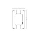 Ver imagem 2 de Kit 3 Conjunto 4x2 2 Interruptores Tramontina Aria 6a 250v