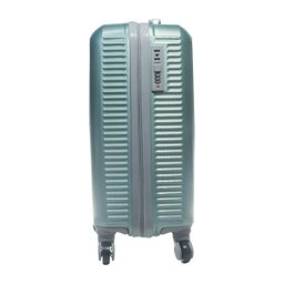 MALA DE BORDO EM ABS PEQUENA 30KG RÍGIDA E RODINHAS GIRO 360º VERDE YINS - 2